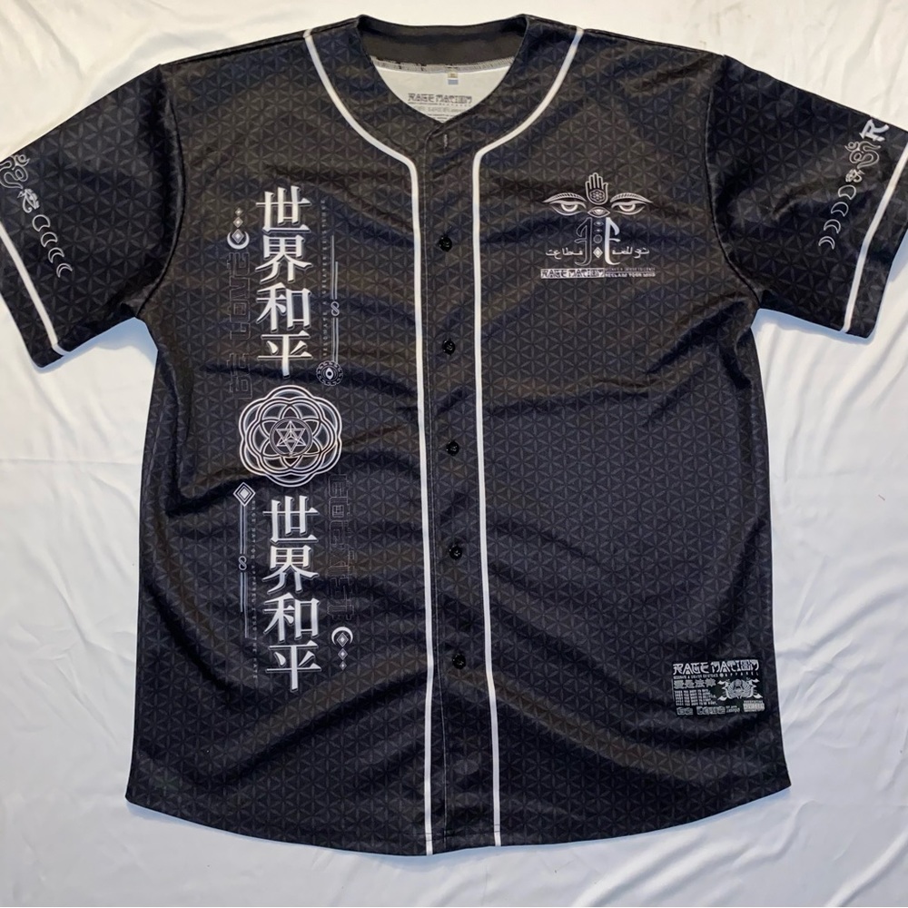 Rage Nation Black Jersey Shirt
